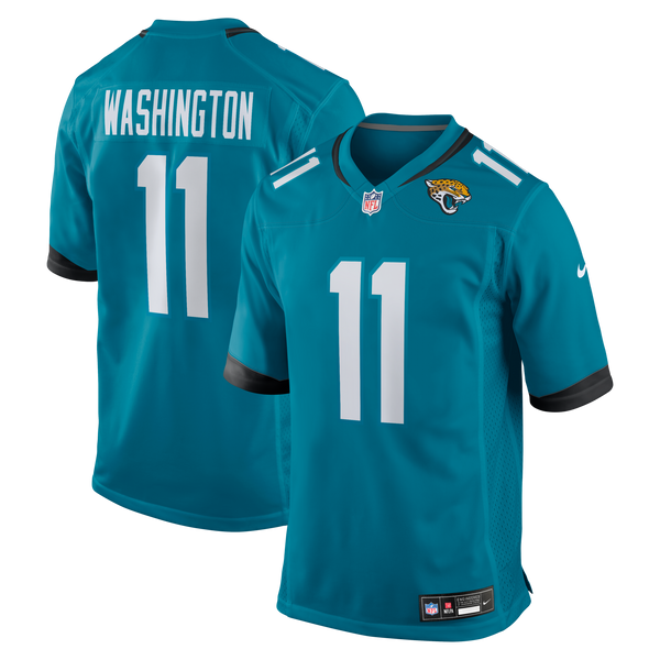 Jacksonville Jaguars Parker Washington Nike Teal Team Game Jersey