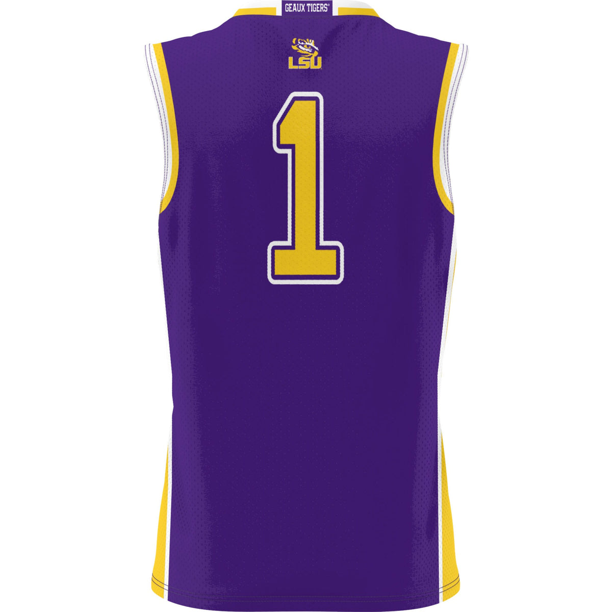 #1 LSU Tigers GameDay Greats Lightweight Basketball Jersey - Purple