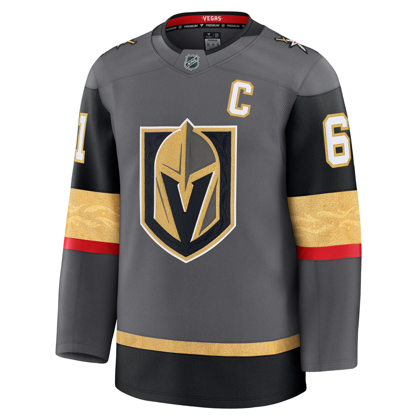 Vegas Golden Knights Mark Stone Fanatics Gray Alternate Premium Jersey