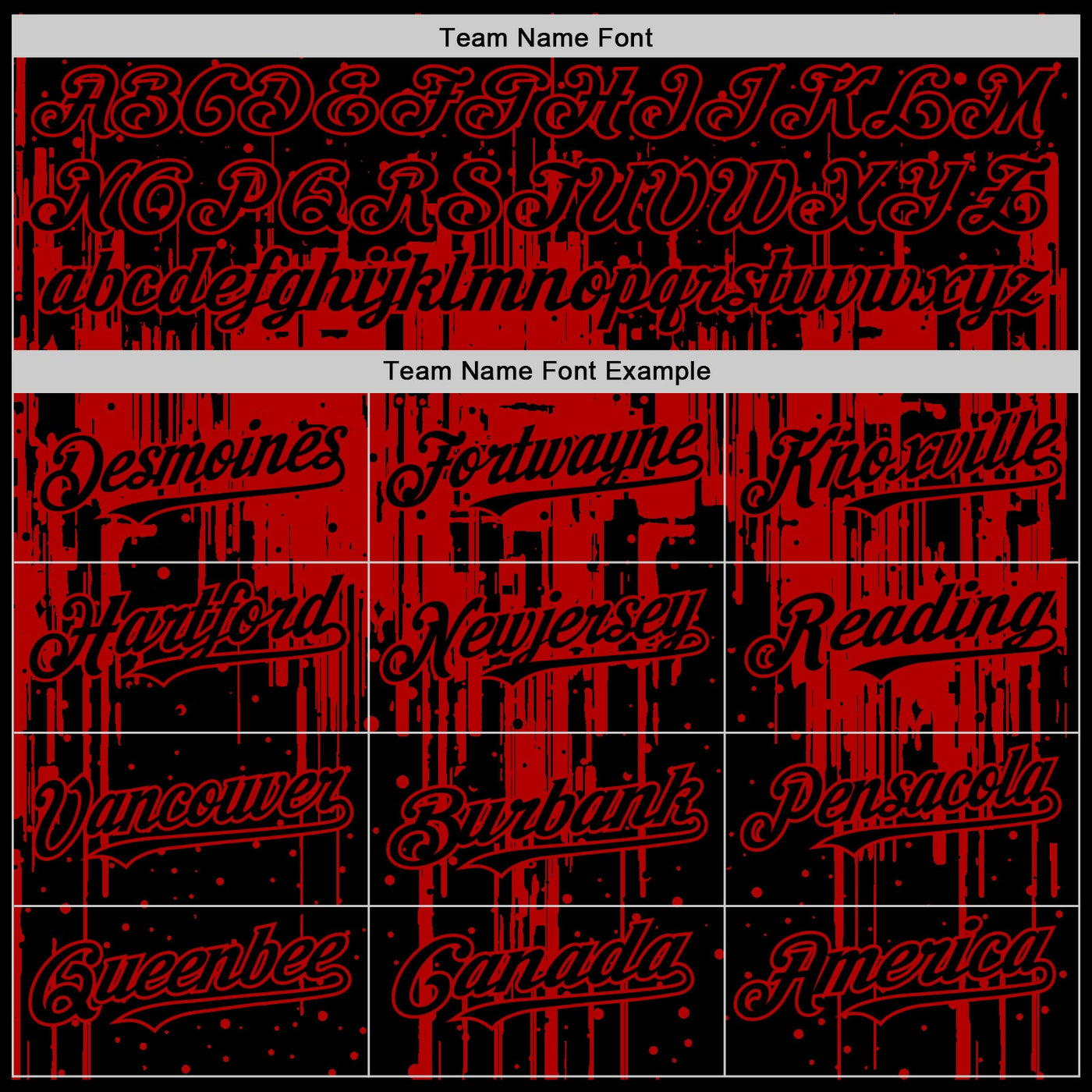 Custom Black Red 3D Pattern Design Dripping Splatter Art Authentic Baseball Jersey