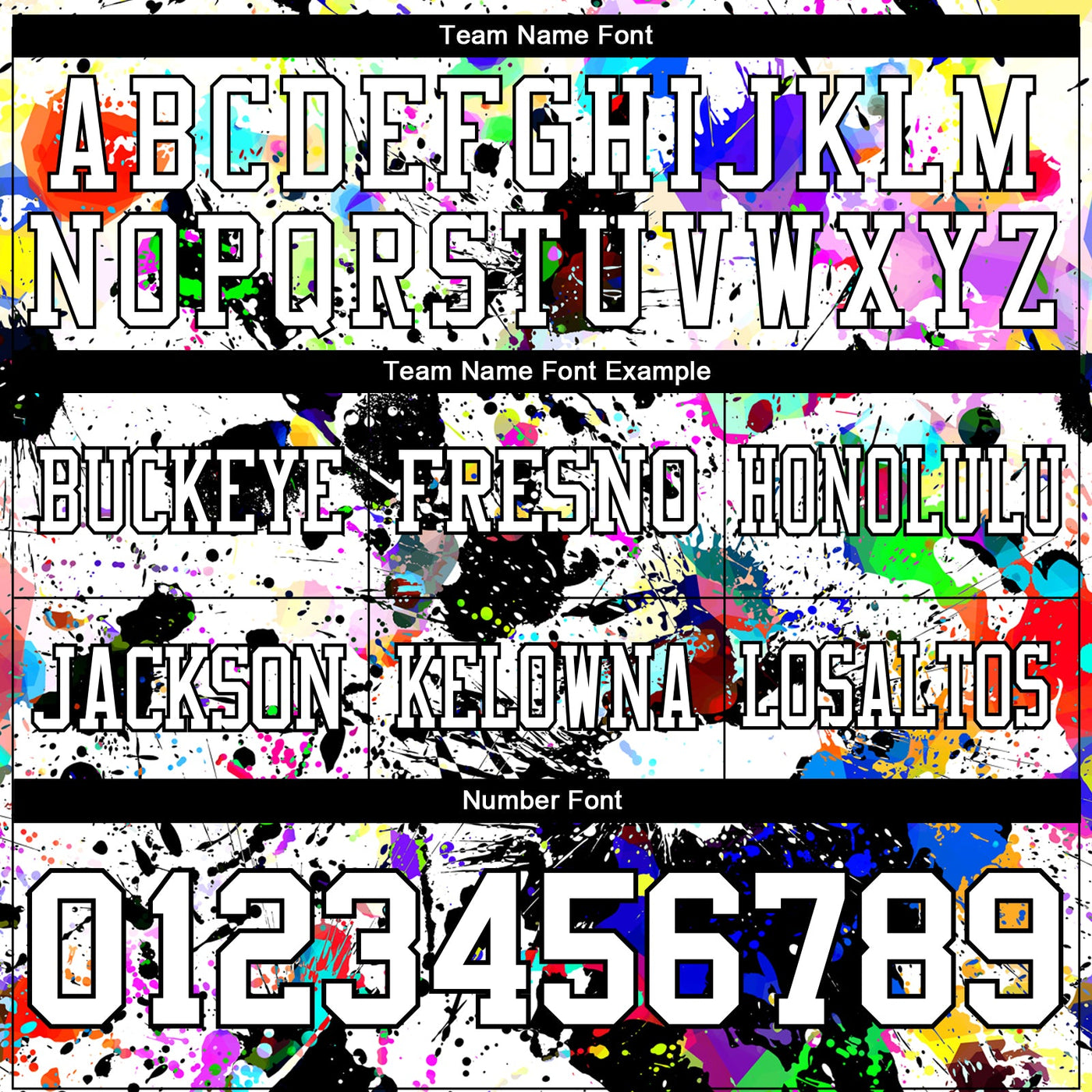 Custom Graffiti Pattern White-Black 3D Pattern Splash Authentic Football Jersey