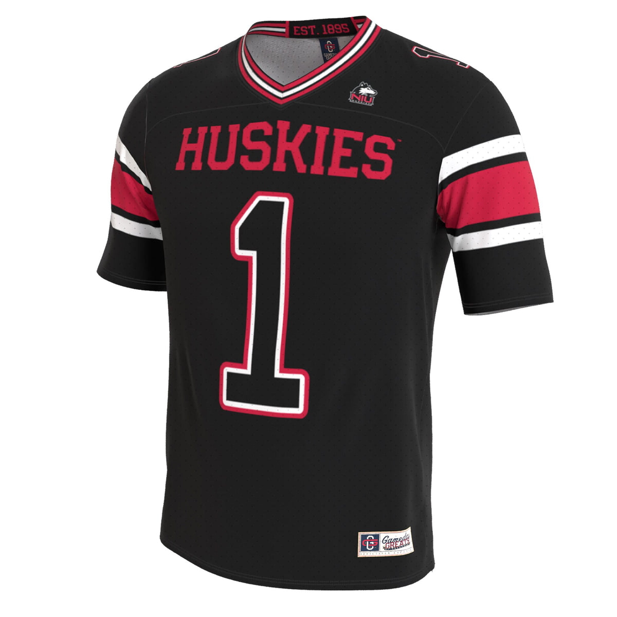 Northern Illinois Huskies GameDay Greats Lightweight Collegiate Football Blackout Fashion Jersey