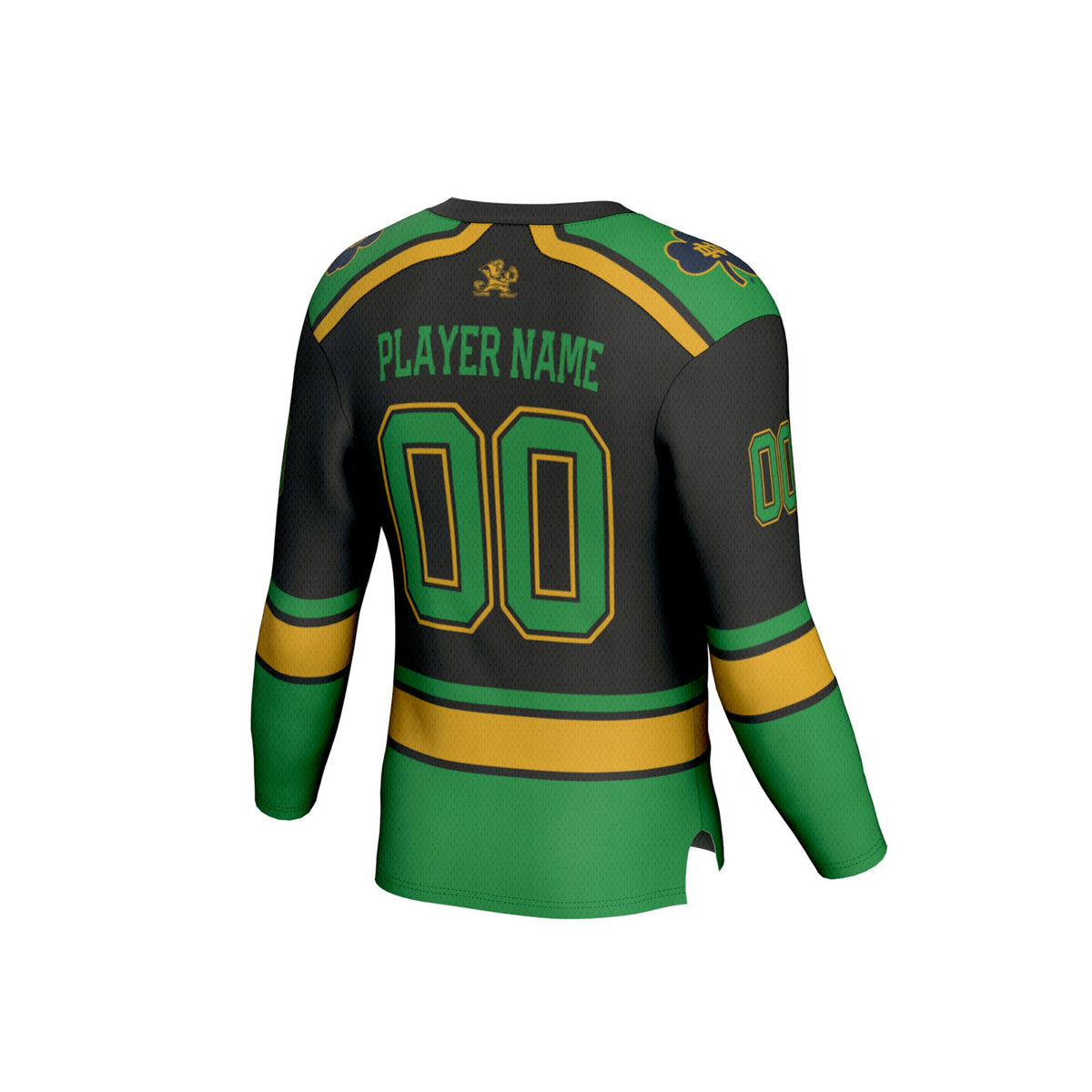 Notre Dame Fighting Irish GameDay Greats Lightweight Hockey NIL Pick-a-Player Fashion Jersey - Black
