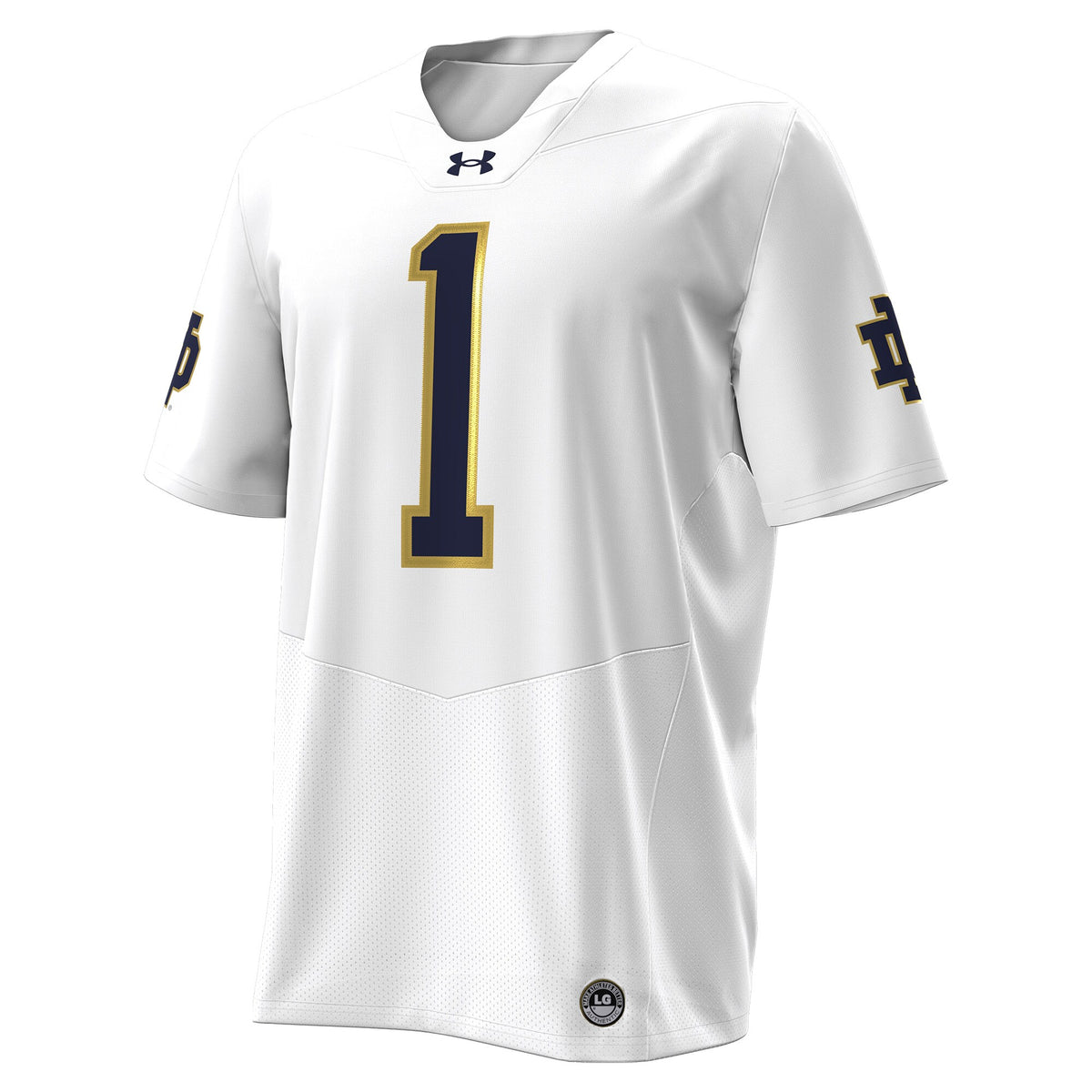 Notre Dame Fighting Irish Under Armour Premier Football Jersey - White
