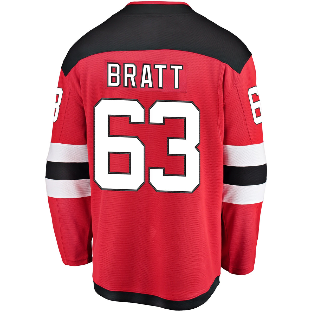 New Jersey Devils Jesper Bratt Fanatics Red Home Breakaway Player Jersey
