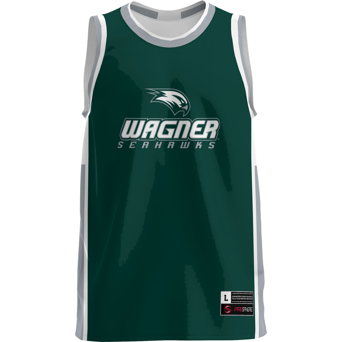 Wagner College Seahawks GameDay Greats Lightweight Basketball Jersey - Green