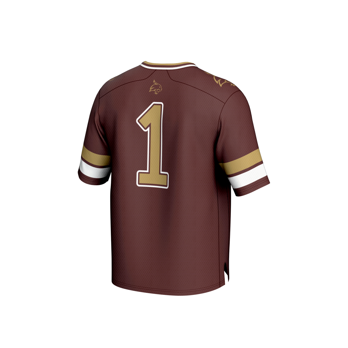 #1 Texas State Bobcats GameDay Greats Lightweight Collegiate Football Fashion Jersey - Maroon