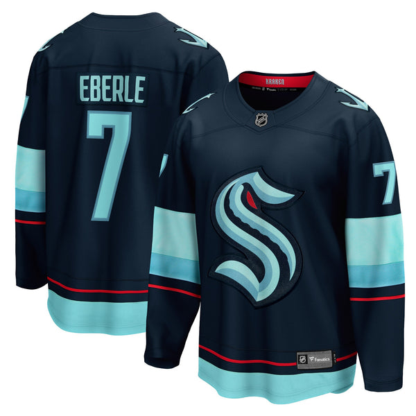 Seattle Kraken Jordan Eberle Fanatics Navy Home Breakaway Player Jersey