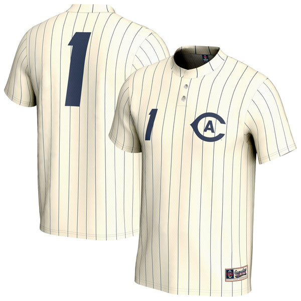 GameDay Greats White UC Davis Aggies Lightweight Collegiate Baseball Fashion Jersey