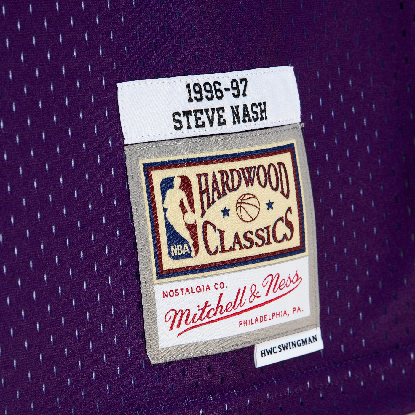 Phoenix Suns Mitchell & Ness Steve Nash 1996 Swingman Authentic Jersey - Purple