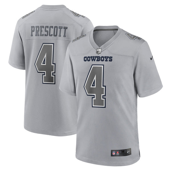 Dallas Cowboys Dak Prescott Nike Gray Atmosphere Fashion Game Jersey