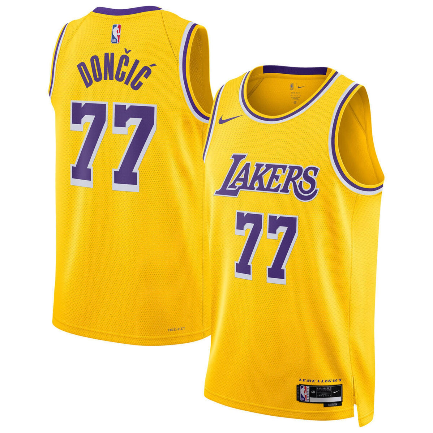 Los Angeles Lakers Nike Icon Swingman Jersey - Luka Doncic