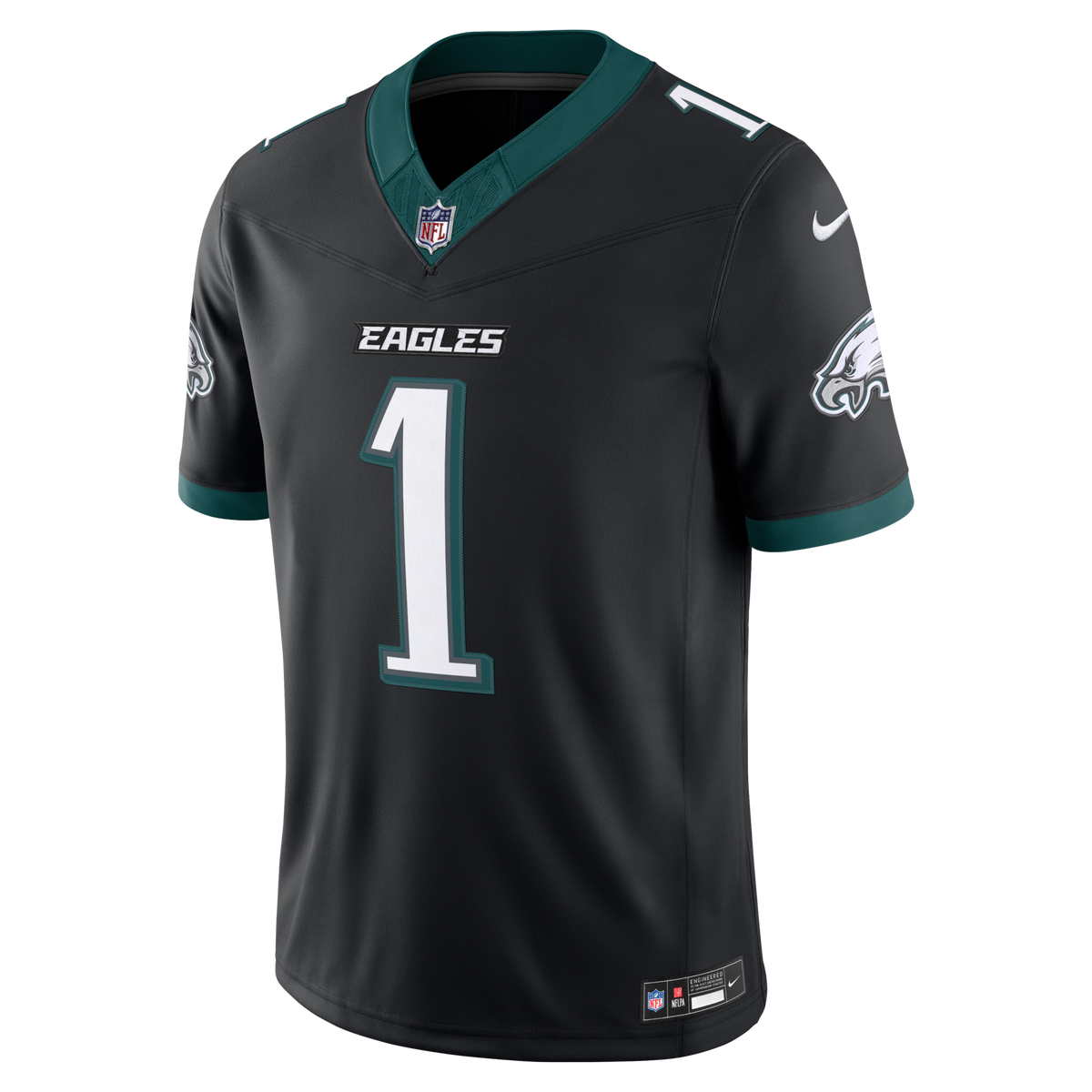 Philadelphia Eagles Jalen Hurts Black Alternate Vapor F.U.S.E. Stitched Limited Jersey