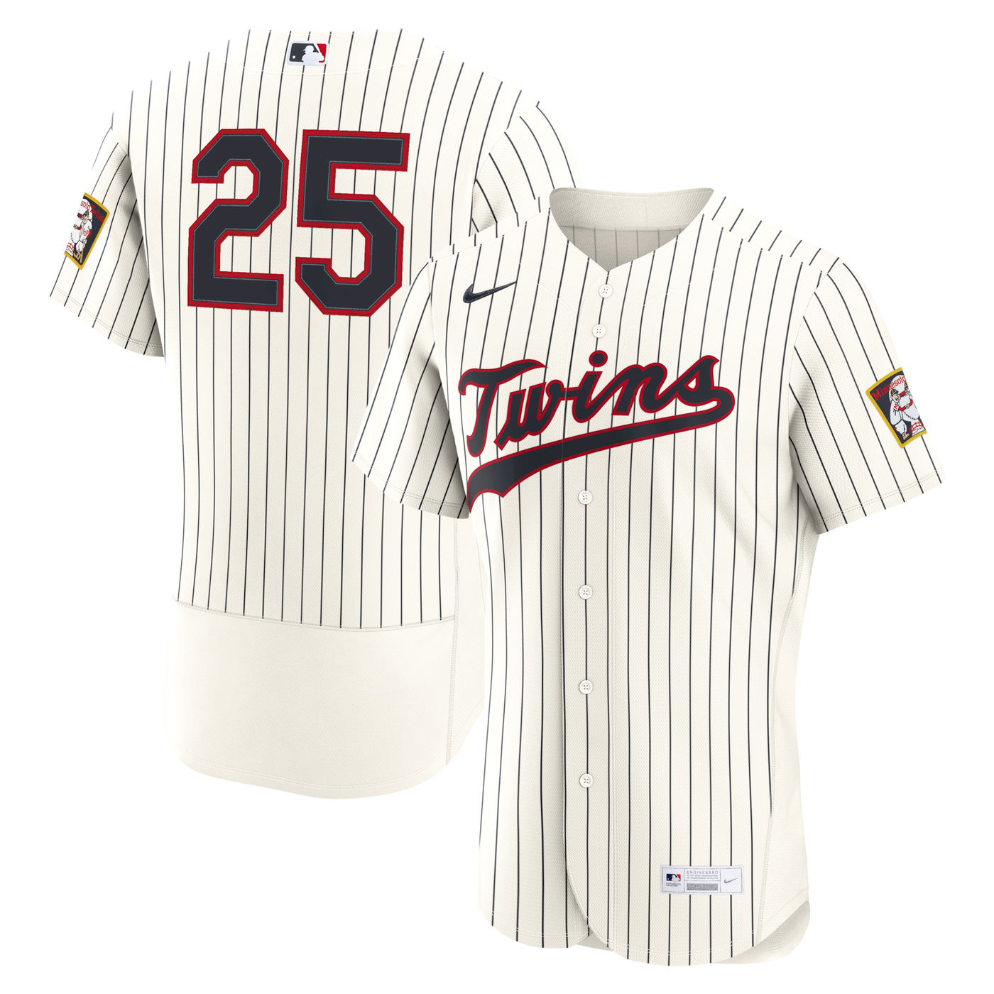 Minnesota Twins Byron Buxton Nike Cream 2026 Field of Dreams Authentic Jersey