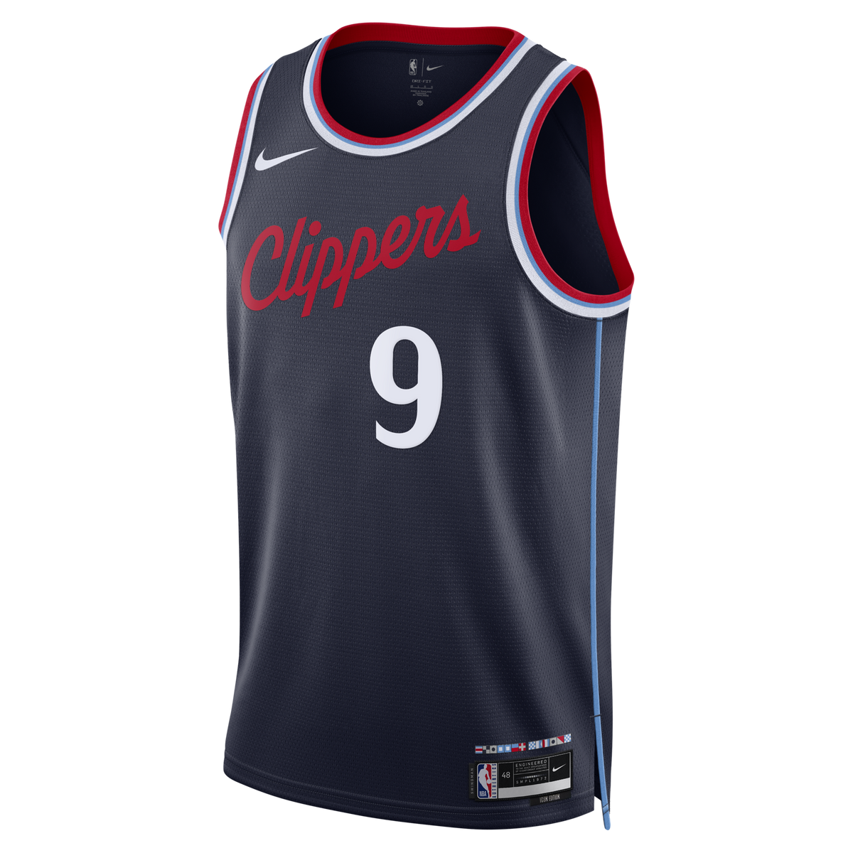 Los Angeles Clippers Replica Icon Edition Swingman Jersey - Navy - Bennedict Mathurin -