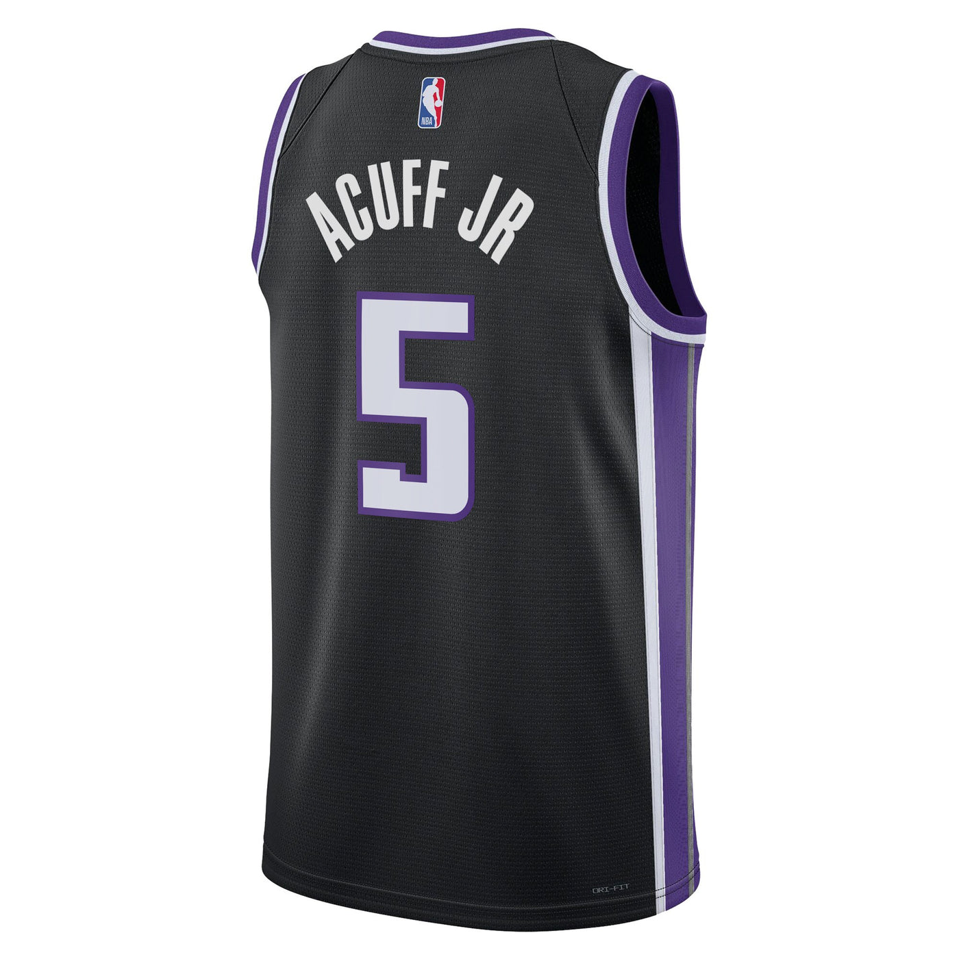 Sacramento Kings Nike Icon Swingman Jersey - Black - Darius Acuff Jr.