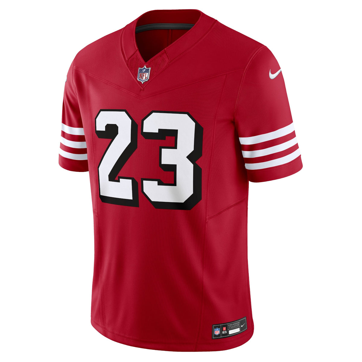 San Francisco 49ers Christian McCaffrey Scarlet Vapor F.U.S.E. Limited Jersey