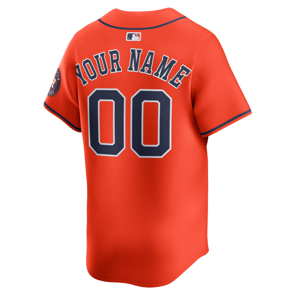 Houston Astros Orange Alternate Limited Custom Jersey