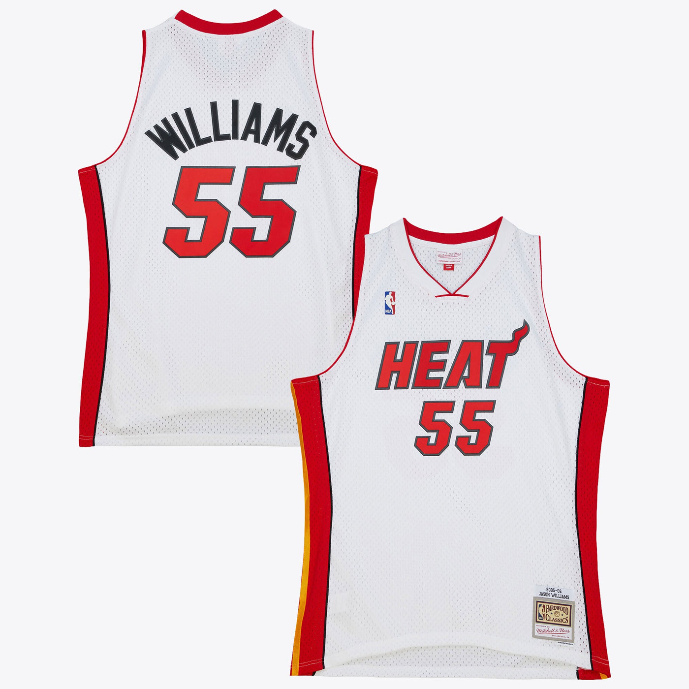 Miami Heat Mitchell & Ness Jason Williams 2005 Authentic Jersey - White