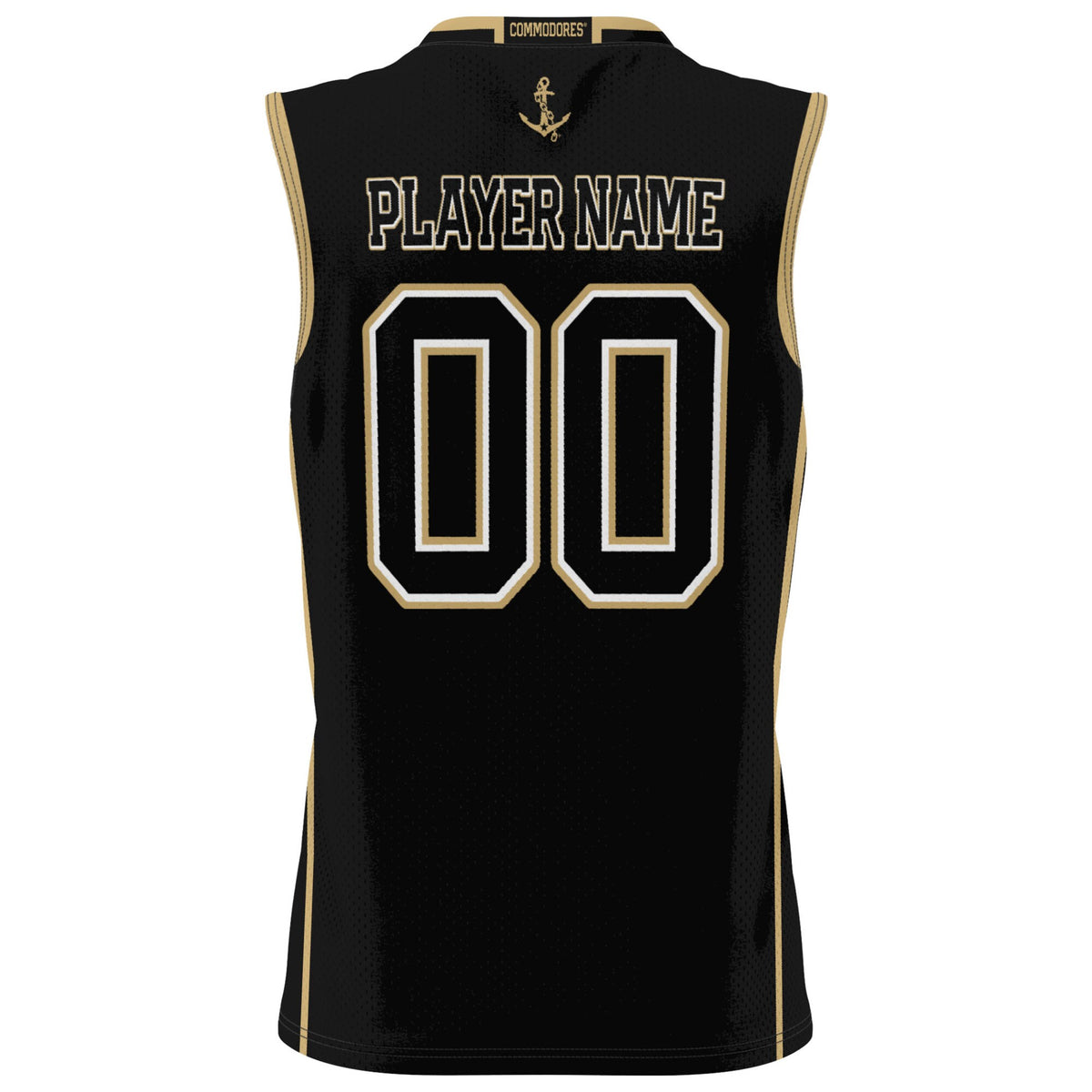 Vanderbilt Commodores GameDay Greats NIL Pick-A-Player Basketball Jersey - Black