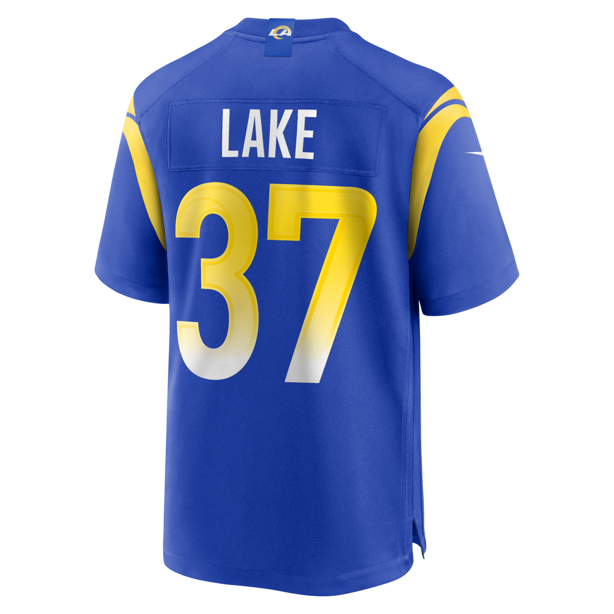 Los Angeles Rams Quentin Lake Royal Game Player Jersey