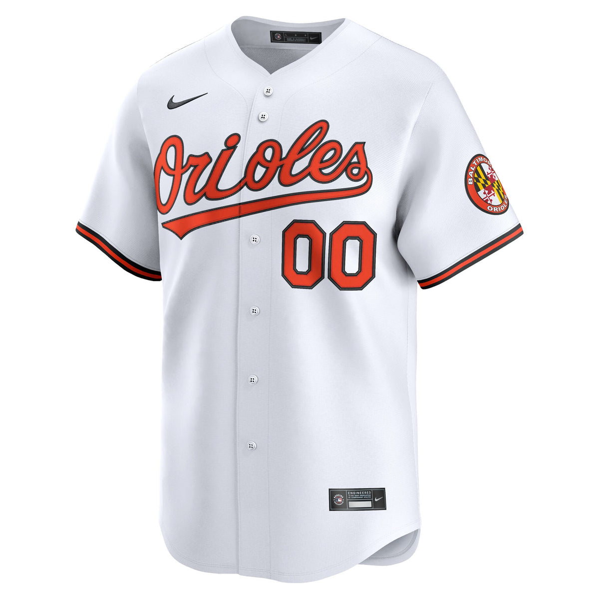 Baltimore Orioles White Home Limited Pick-A-Player Retired Roster Jersey