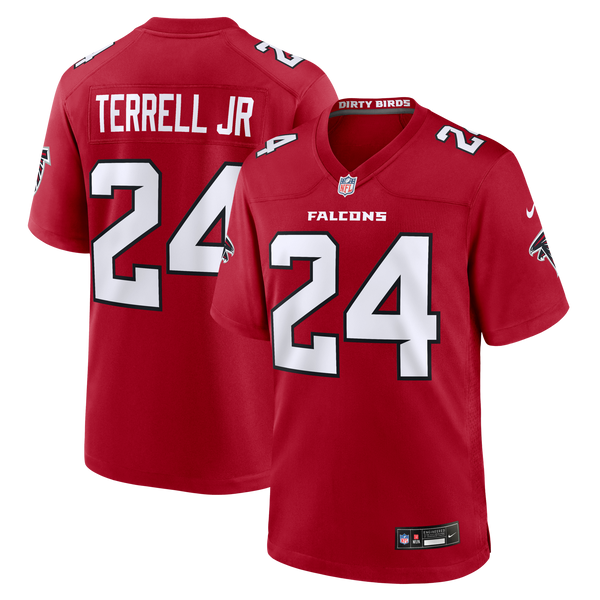 Atlanta Falcons A.J. Terrell Nike Red Game Jersey