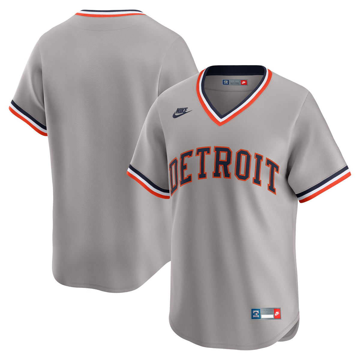 Detroit Tigers Gray Cooperstown Collection Limited Jersey