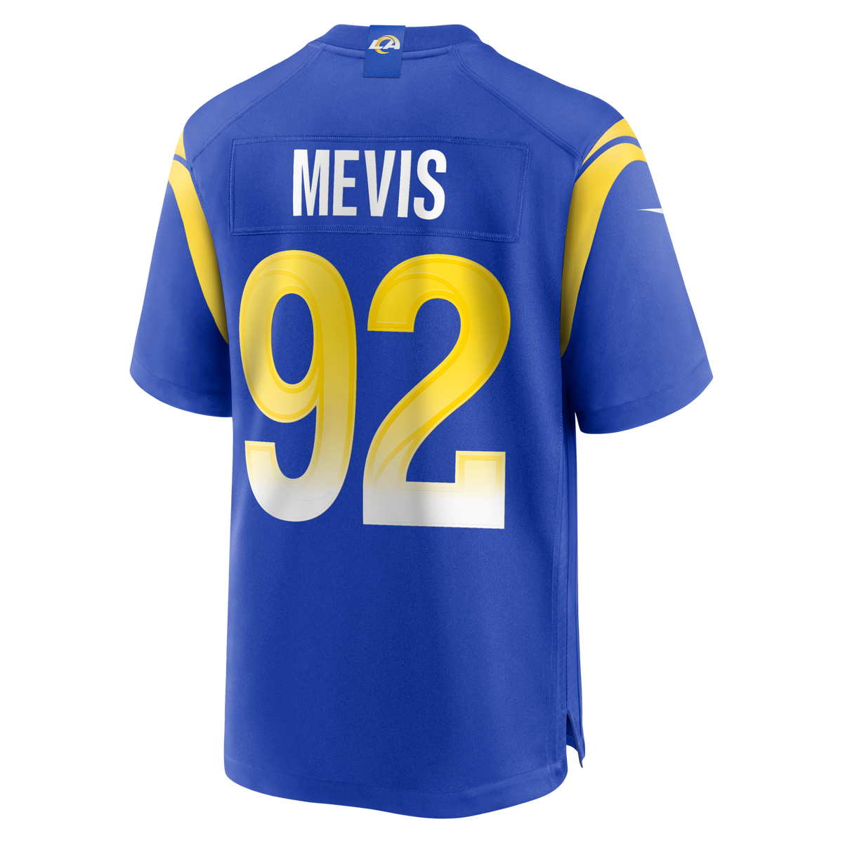 Los Angeles Rams Harrison Mevis Royal Team Game Jersey