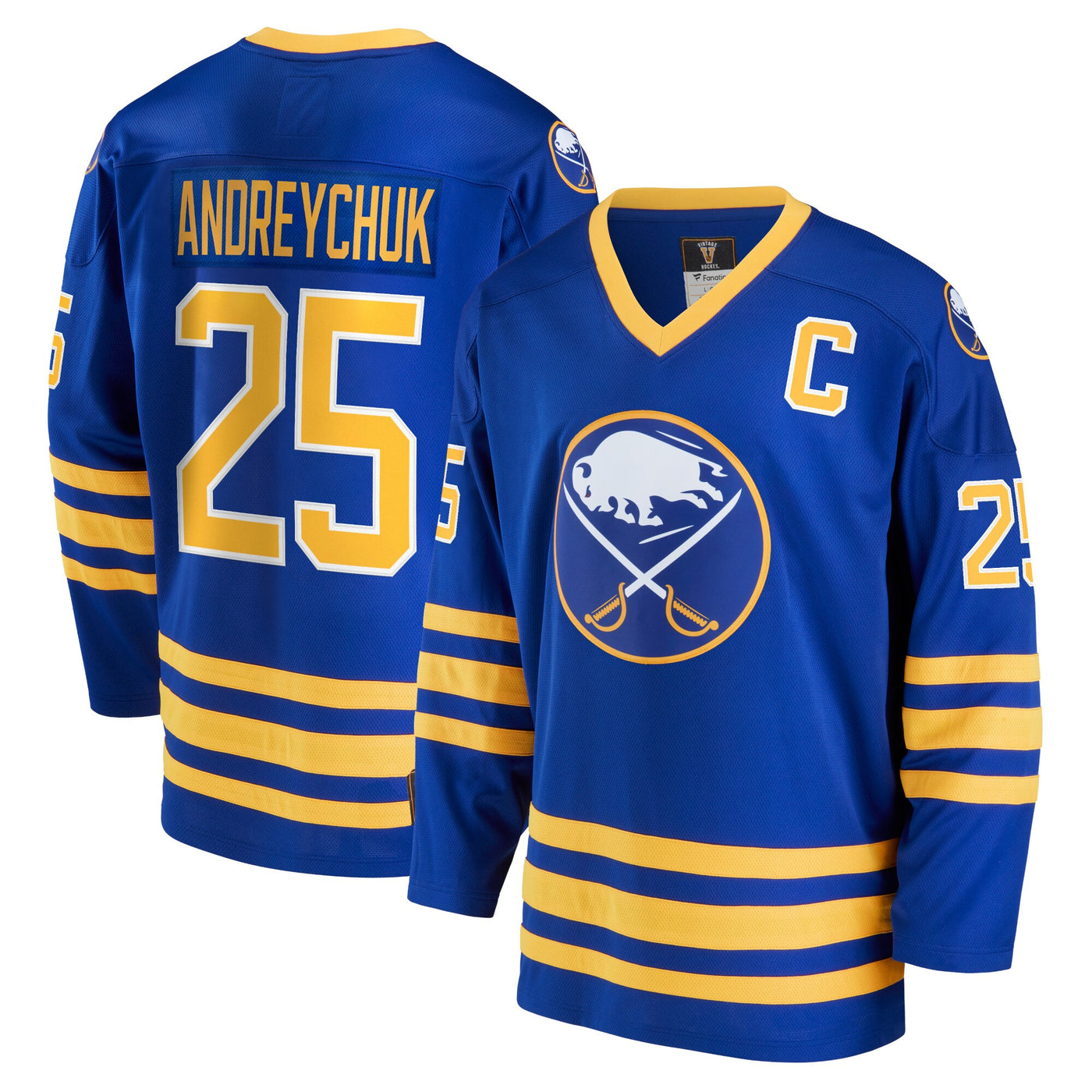 Buffalo Sabres Dave Andreychuk Fanatics Royal Breakaway Retired Player Jersey