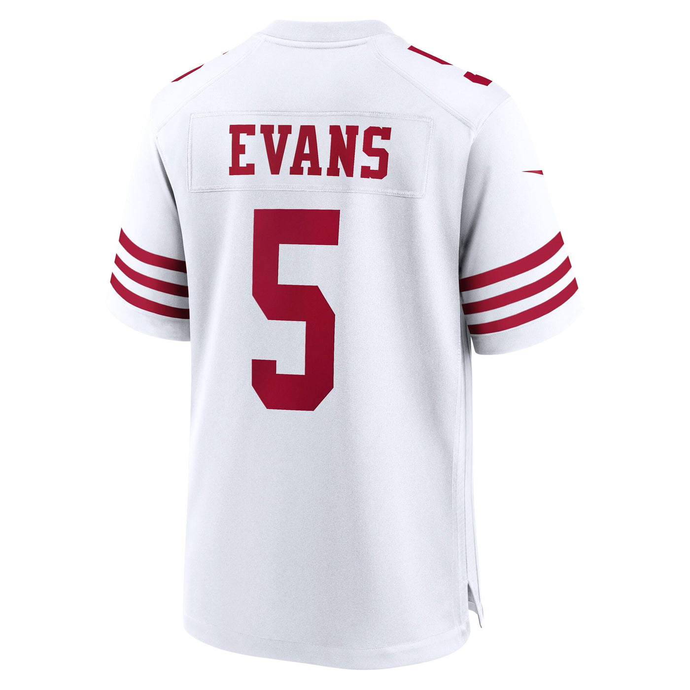 San Francisco 49ers Mike Evans Nike White Game Jersey