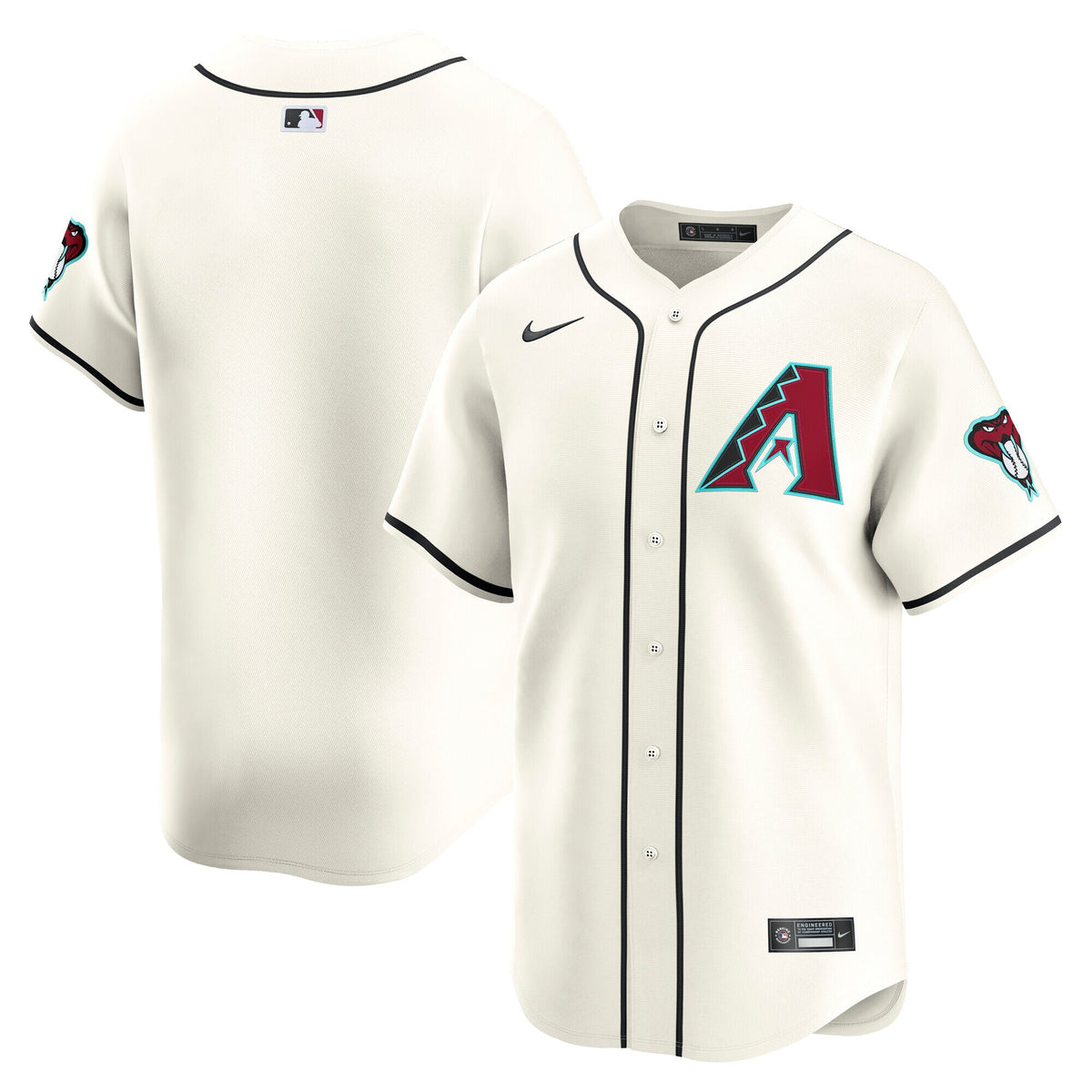 Arizona Diamondbacks Cream Home Limited Jersey