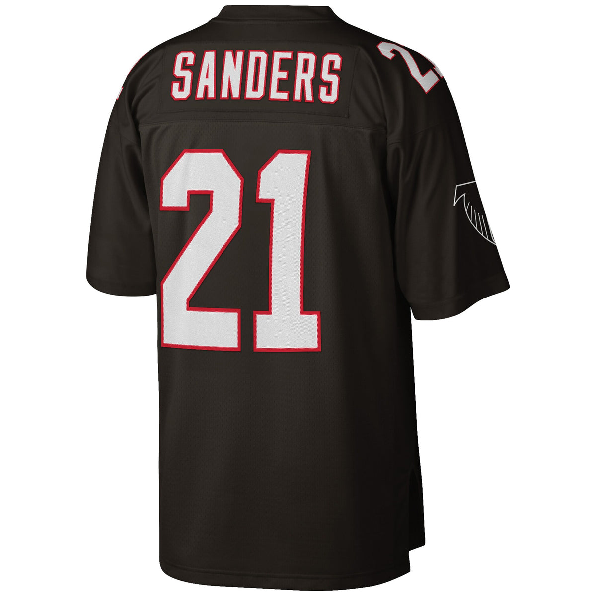 Atlanta Falcons Deion Sanders Mitchell & Ness Black Big & Tall 1992 Retired Player Replica Jersey