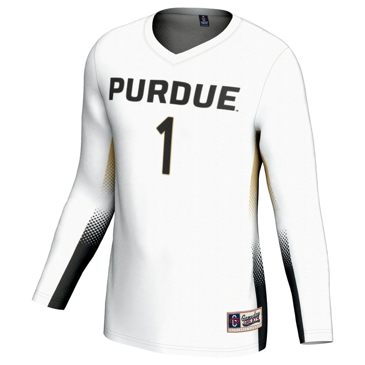 #1 Purdue Boilermakers GameDay Greats Lightweight Volleyball Jersey - White