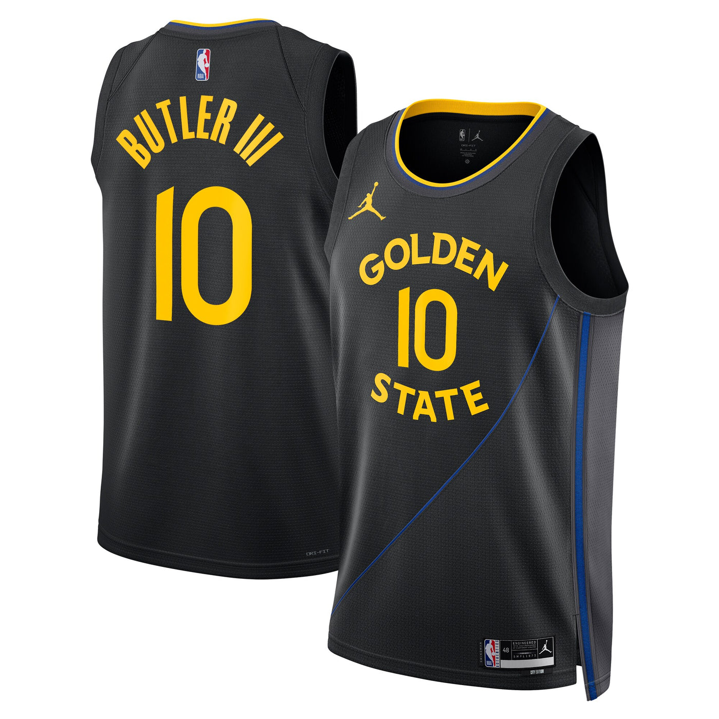 Golden State Warriors Jordan Brand 2024/25 Statement Edition Swingman Jersey - Black - Jimmy Butler III