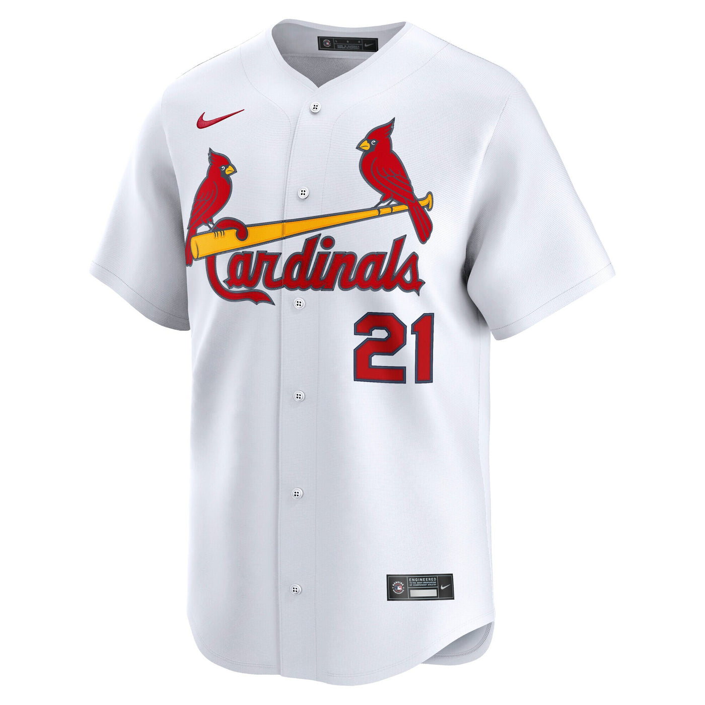 St. Louis Cardinals Lars Nootbaar Nike White Home Limited Player Jersey