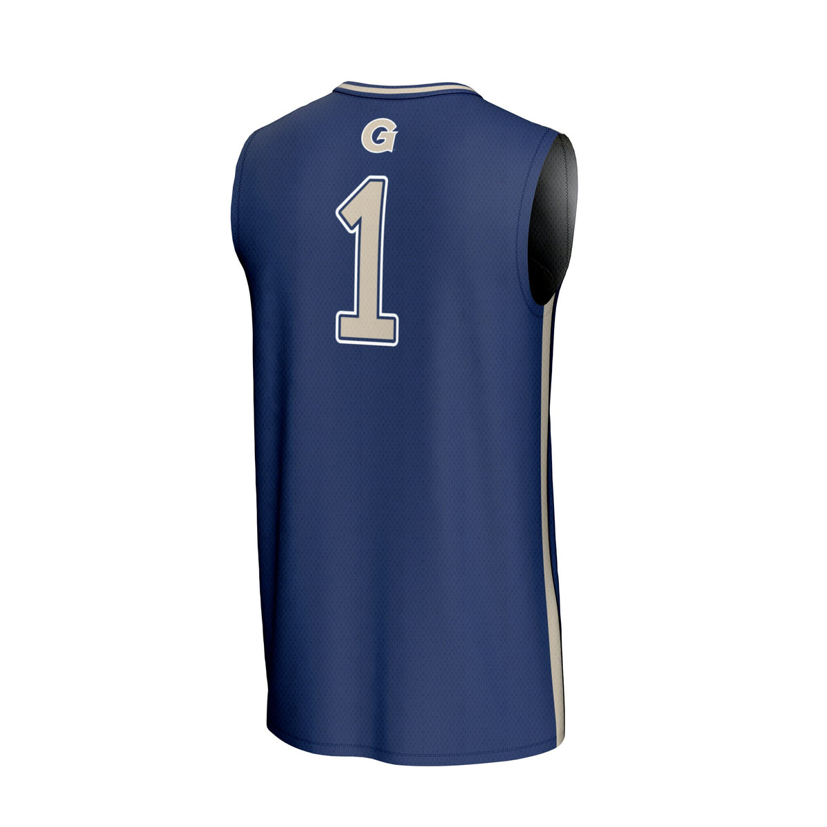 #1 Georgetown Hoyas GameDay Greats Lightweight Basketball Fashion Jersey - Navy