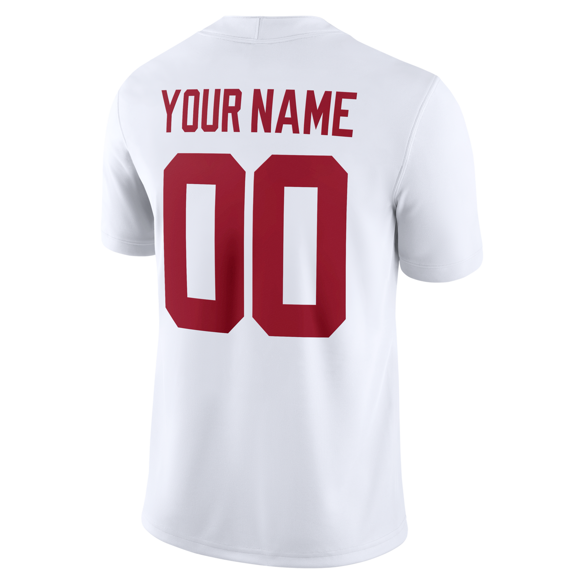 Alabama Crimson Tide Custom Game Jersey - White
