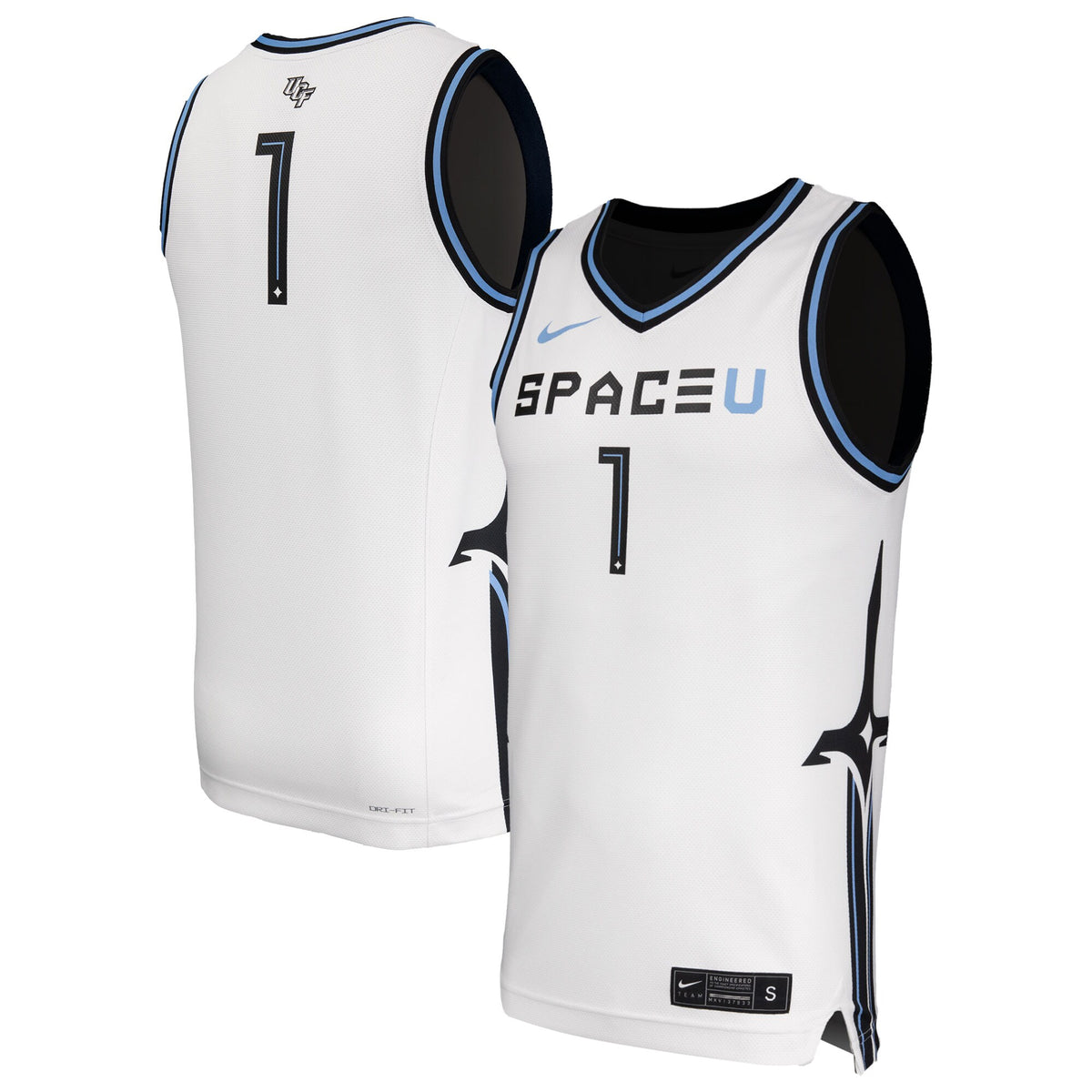 UCF Knights Space Game Replica Basketball Jersey - White