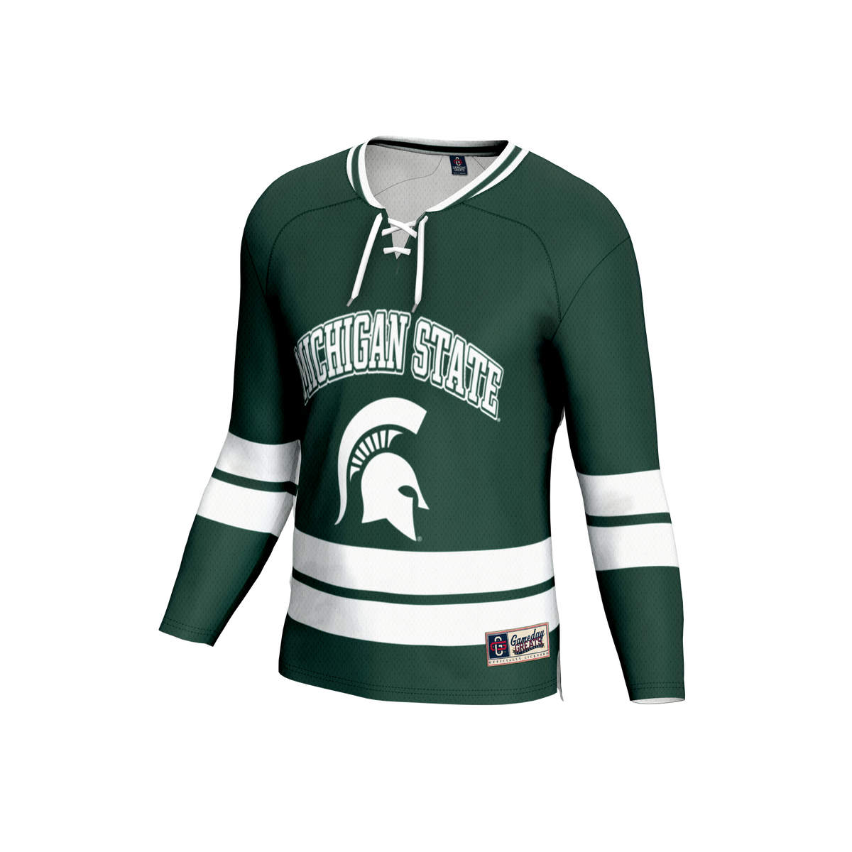 Michigan State Spartans GameDay Greats Lightweight Hockey Fashion Jersey - Green