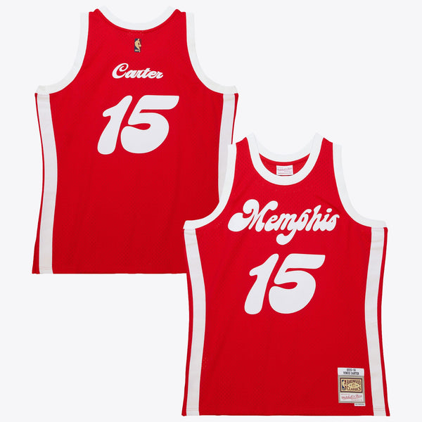 Memphis Grizzlies Mitchell & Ness Vince Carter 2015 Hardwood Classics Authentic Jersey - Red
