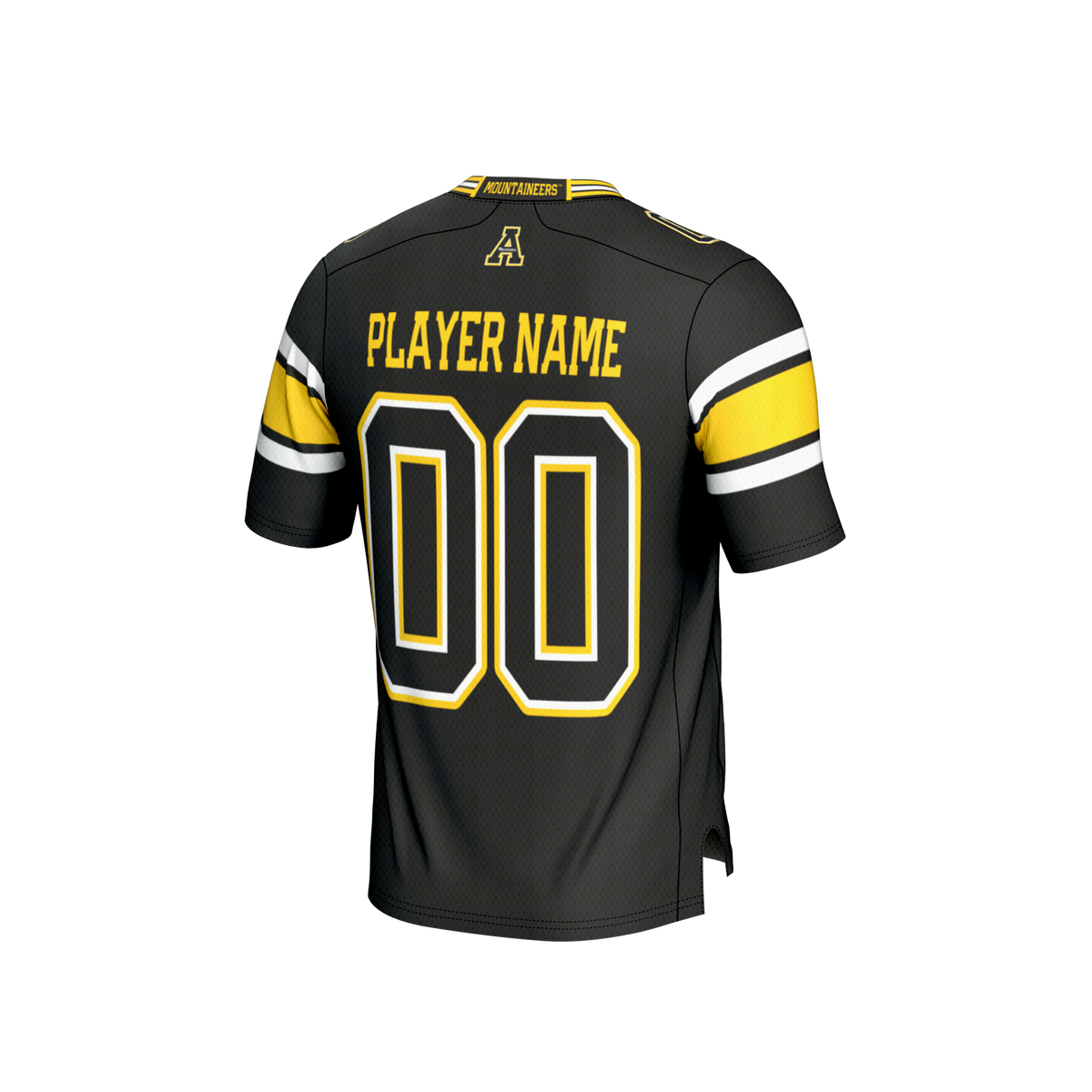 Appalachian State Mountaineers GameDay Greats NIL Football Fashion Jersey - Black