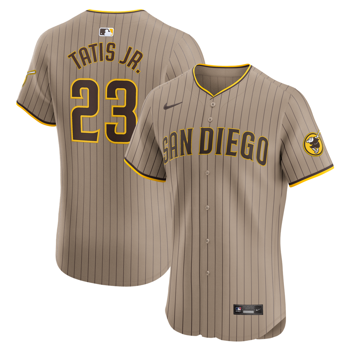 San Diego Padres Fernando Tatis Jr. Sand Alternate Elite Player Jersey