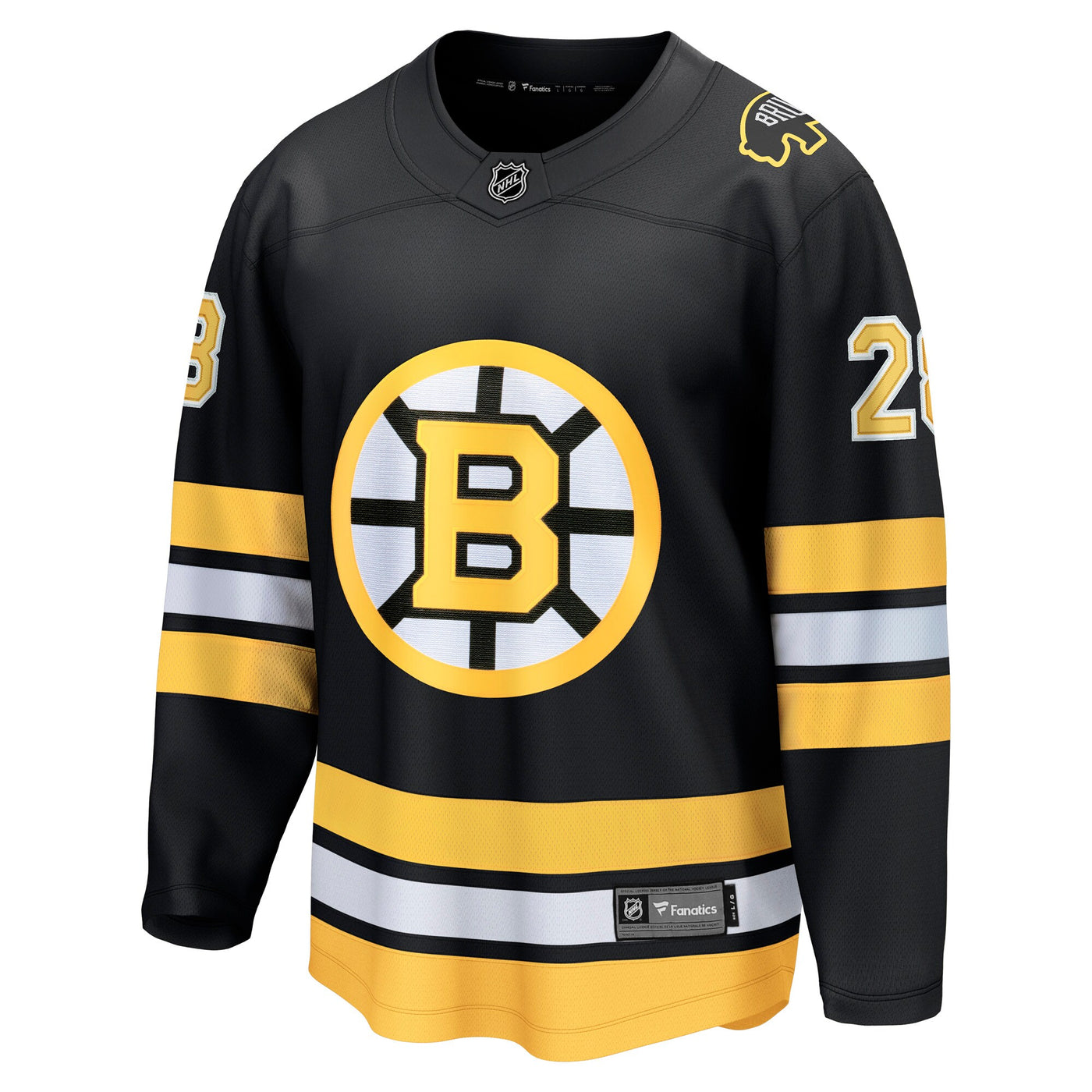 Boston Bruins Elias Lindholm Fanatics Black Home Breakaway Player Jersey