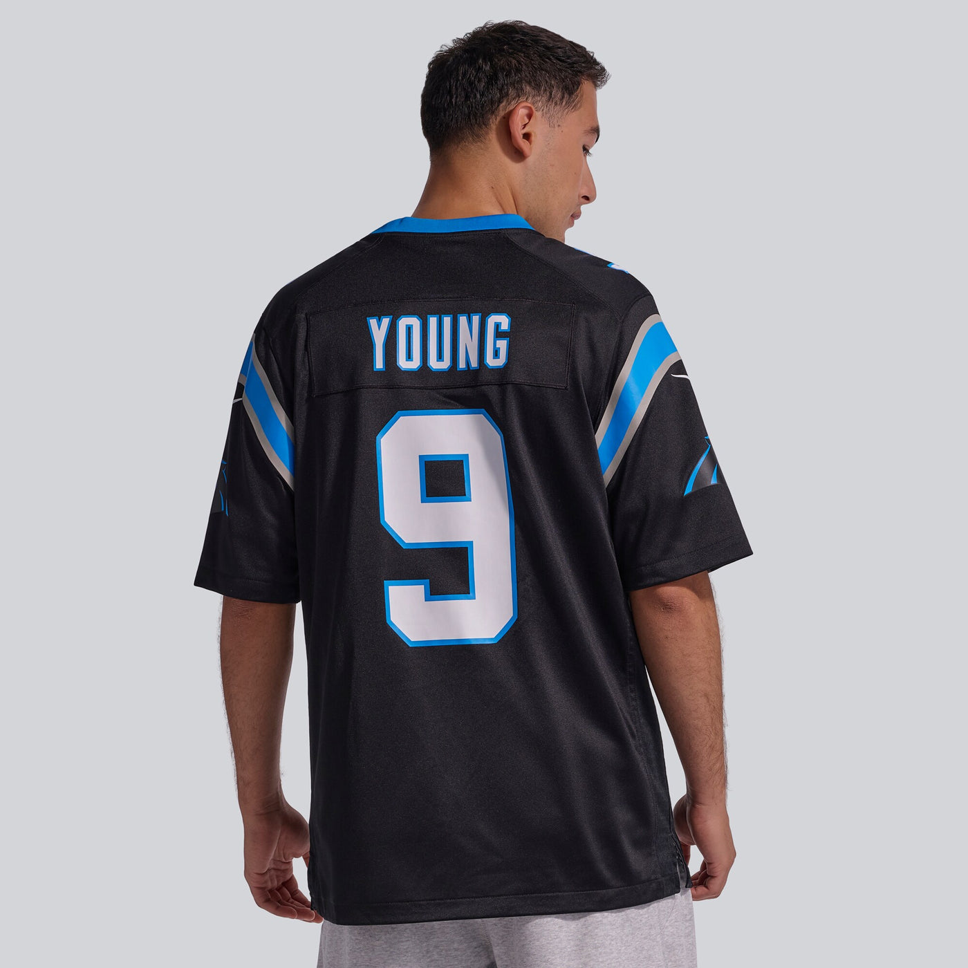 Carolina Panthers Bryce Young Nike Black Team Game Jersey
