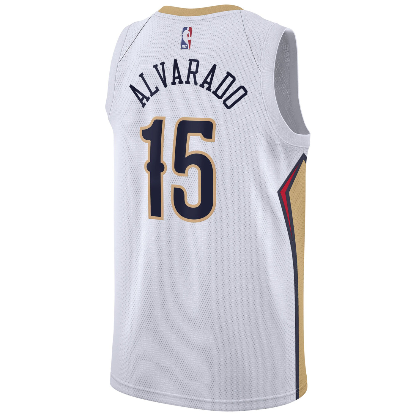 New Orleans Pelicans Nike Association Edition Swingman Jersey - White - Jose Alvarado