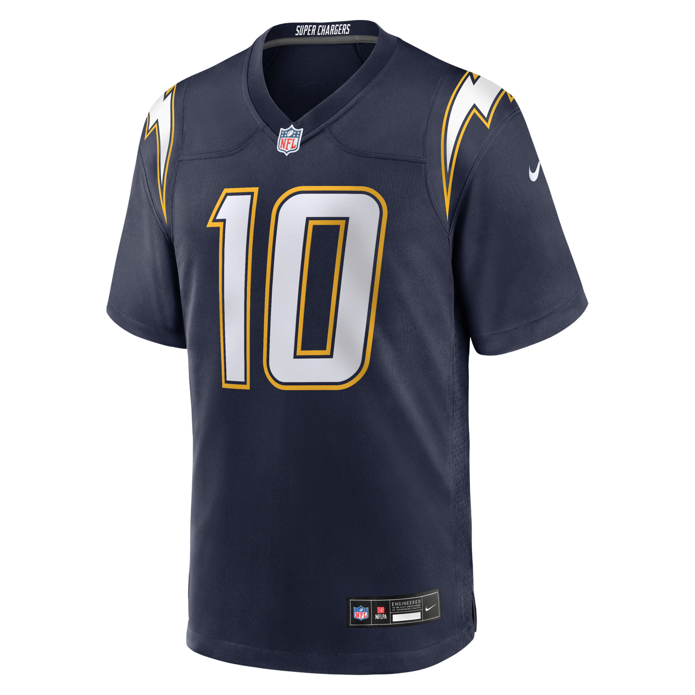 Los Angeles Chargers Justin Herbert Nike Navy Alternate Super Chargers Game Player Jersey