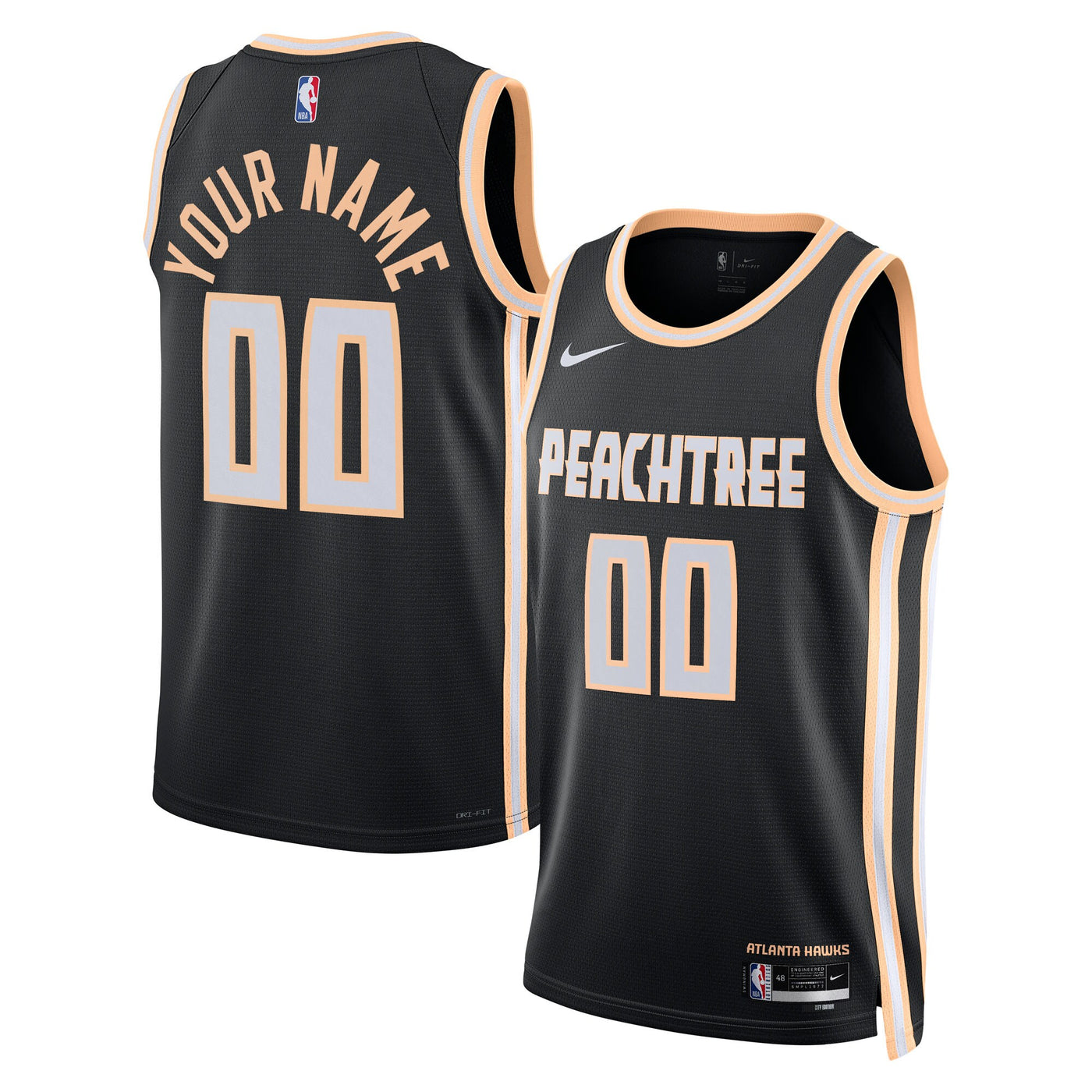 Nike Atlanta Hawks 2025/26 City Edition Swingman Jersey - Custom