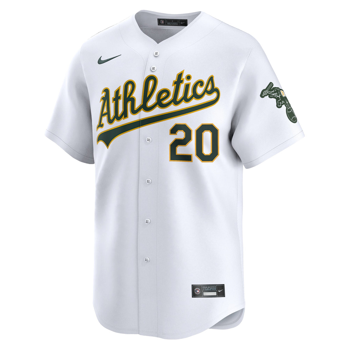 Athletics Zack Gelof White Home Limited Player Jersey