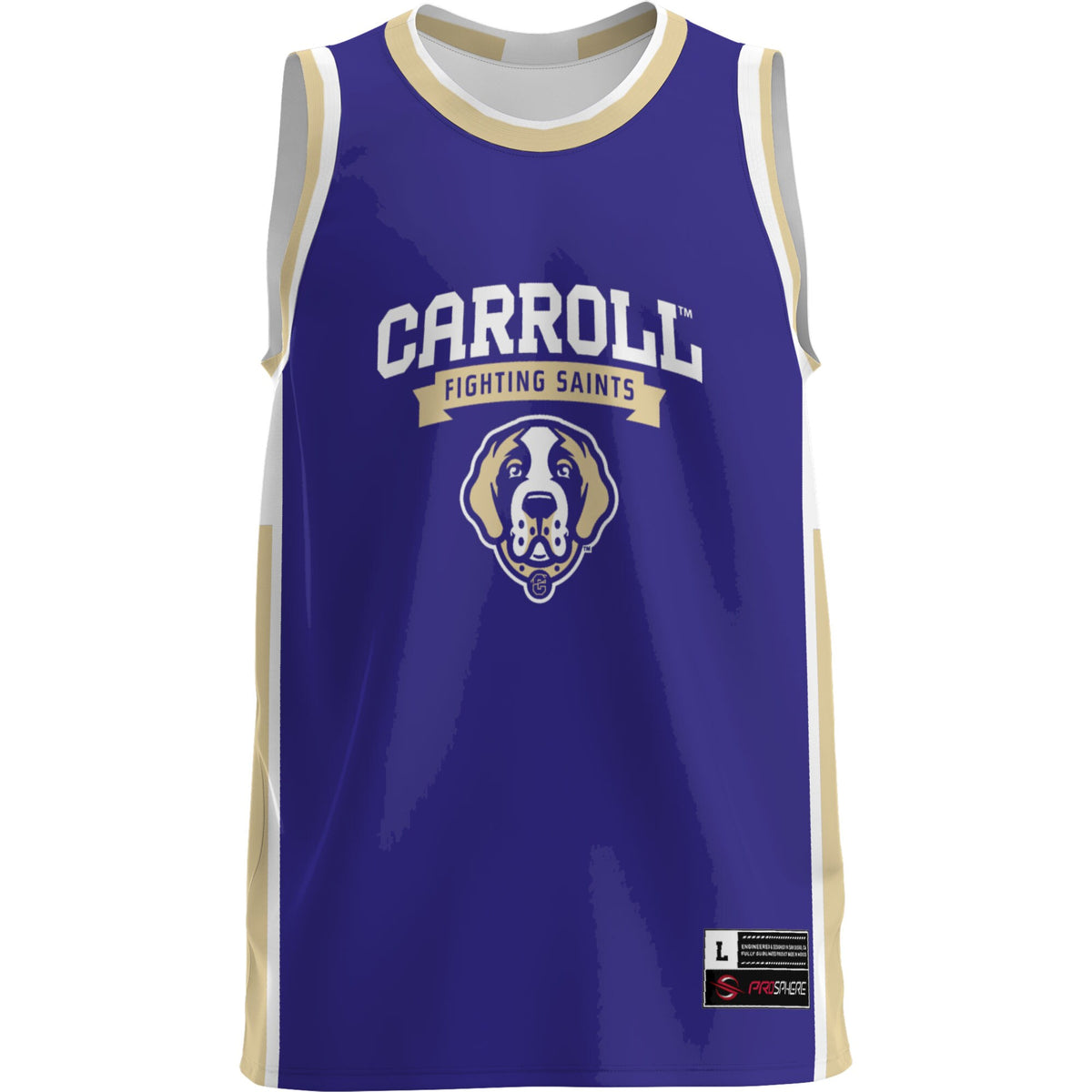 Carroll College Fighting Saints GameDay Greats Lightweight Basketball Jersey - Purple